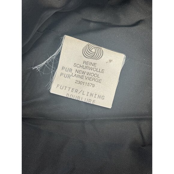 Mister H. by Peter Hahn Black Wool Jacket with Green Trim | Austrian Trachten Bl - Picture 7 of 12